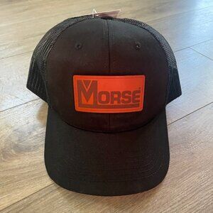 Mens Morse canvas mesh- back cap NEW Classic caps